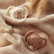 Cumlíky silikónové symetrické 0 - 6 m, 2 ks BabyOno