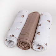 Bambusové plienky 70 x 70 cm 3 ks Babymatex