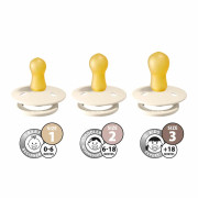 Cumlíky kaučuk 2 ks 0-6 mesiacov Colour Bibs