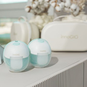 Prenosná elektrická odsávačka materského mlieka GIOmum Line Premium Warm Double innoGIO