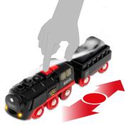 Vianočná vlaková sada s parnou lokomotívou Brio