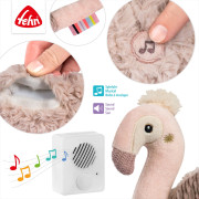 Pomôcka na spanie plameniak Pink Baby Fehn