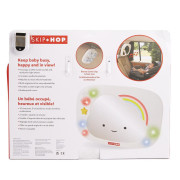 Zrkadlo spätné do auta so svetlami a zvukmi Silver Lining Cloud Skip Hop