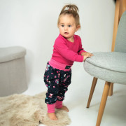 Rastúce body rebrované Hot pink - ružová Esito