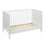Postieľka drevená Mila 3 in 1 White Wood 120 x 60 cm Petite & Mars
