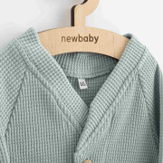 Dojčenský kabátik na gombíky New Baby Luxury clothing Oliver šedý