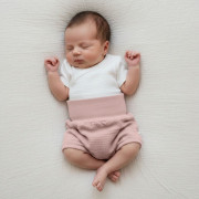 Dojčenské kraťasy mušelín Ružová Baby Service