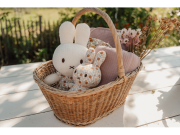 Zajačik Miffy plyšový Vintage 35 cm Kytičky