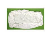 Nepriepustné prestieradlo froté bambus biele 70 x 160 cm