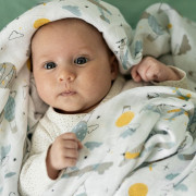 Súprava plienok bambusová mušelínová 3 ks Moussy 68 x 68 cm Petite&Mars