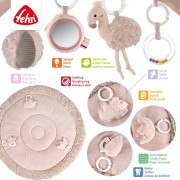 3D aktivity deka Baby Fehn Plameniak, Pink
