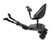 Stúpadlo ku kočíku so sedátkom Ally XL Black