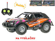 R/C auto závodné 17 cm 27MHz plná funkcia na batérie so svetlom