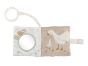 Závesná textilná knižka s aktivitami Newborn Naturals Little Dutch