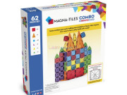 Magnetická stavebnica Combo 62 dielov
