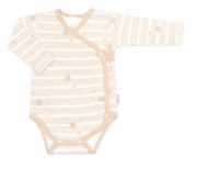 Zavinovacie body, polodupačky + rukavičky zadarmo, 3D, Baby Star - beige