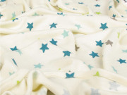 Merino zavinovacia deka hviezdičky
