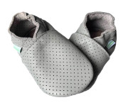 Kožené capáčky dierované Barefoot Vel. XXL (2-3 roky) Hopi Hop