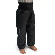 Detské softshellové otepľovačky na zimu Lamb Black Esito