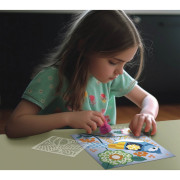 Maľovanie s pečiatkami a šablónami Džungľa Créa Lign