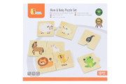 Drevené puzzle - mamička a bábätko Viga