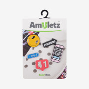 Amulety - ozdoby na obuv Amuletz Social Vibes mix Coqui