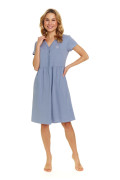 Tehotenská a dojčiaca nočná košeľa Lucky Sky Blue Doctor Nap