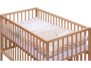 Detská postieľka s kompletnou výbavou, 120 x 60 cm, Eri Scarlett