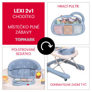 Lexi chodítko 2 v 1 Topmark