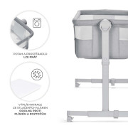 Postieľka detská polohovateľná Nestee Up2 Kinderkraft