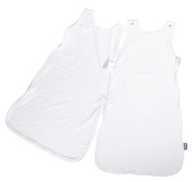 Letný spací vak so zipsom na boku zajac smotanový