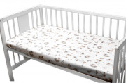 Bavlnená prestieradlo do postieľky 120 x 60 cm Baby Nellys