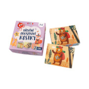 Drevené obrázkové kocky Kvído