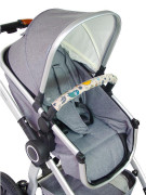 Poťah na madlo kočíka na suchý zips Emitex