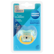 Cumlík silikónový čerešnička Exotic animals 18 m+ 1 ks Canpol babies