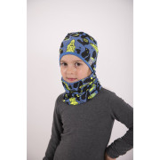 Čiapka podšitá Outlast® Rakety/modrý melír