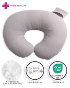 Mušelínový polohovací vankúš MiniRelax 140 cm Babymatex