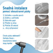 Ochranná páska na hrany transparentná 3 m Sipo