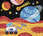 Súprava maxi Mozaika Vesmír Janod Atelier