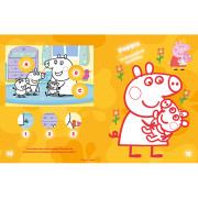 Omaľovánky so svietiacimi samolepkami Prasiatko Peppa