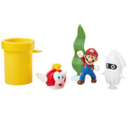 Super Mario Set figúrok dioráma 6 cm