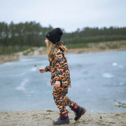 Rastúce softshellové nohavice Slnečnica čierne Esito