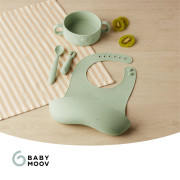 Silikónová jedálenská súprava Baby First meal set Mini Babymoov