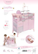 Skladacia postieľka pre bábiky s 5 funkčnými doplnkami Sophie DeCuevas