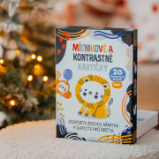 Míľnikové a kontrastné kartičky 2v1 Edukid