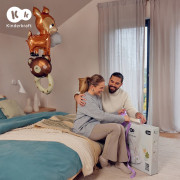 Deka hracia s hrazdičkou Cozyplay Light Grey Kinderkraft