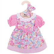 Ružové kvetinové šaty pre bábiku Bigjigs Toys