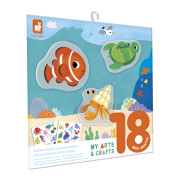 My arts&crafts Mini Znovupoužiteľné nálepky More od 18 mesiacov Janod