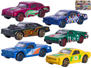 Auto retro 7 cm kov voľný chod 6 ks