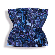 Bavlnený nákrčník Night forest fialový Esito